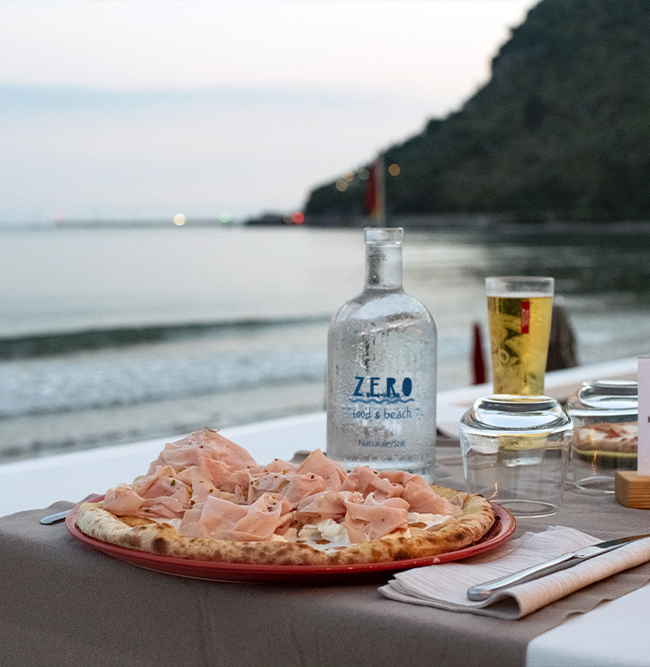 cena con pizza sul mare di terracina a le palme village