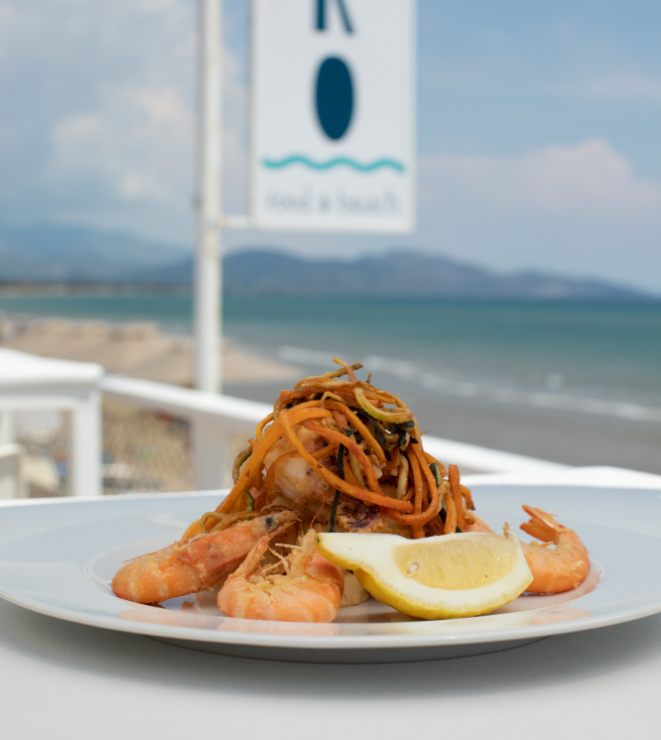 frittura di mare in primo piano