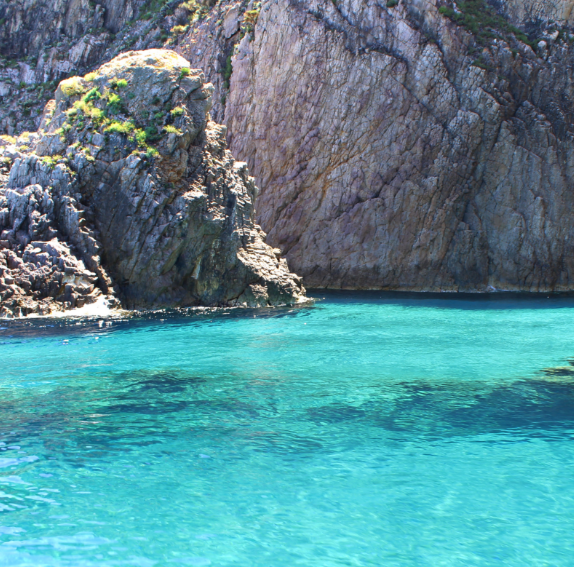 view of a natural stretch of the island of Ponza